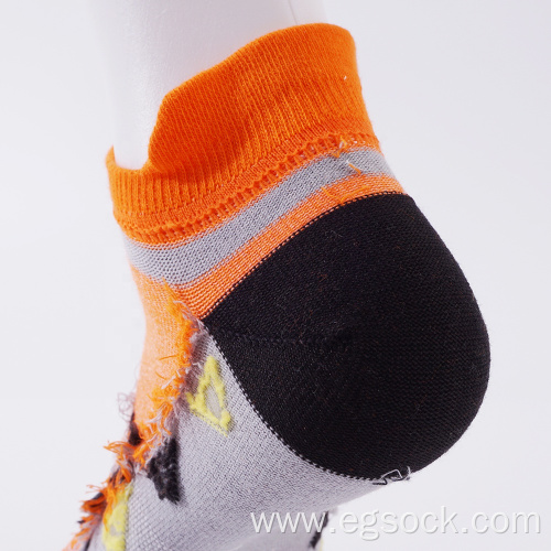 non-slip cotton funny ankle cycling socks